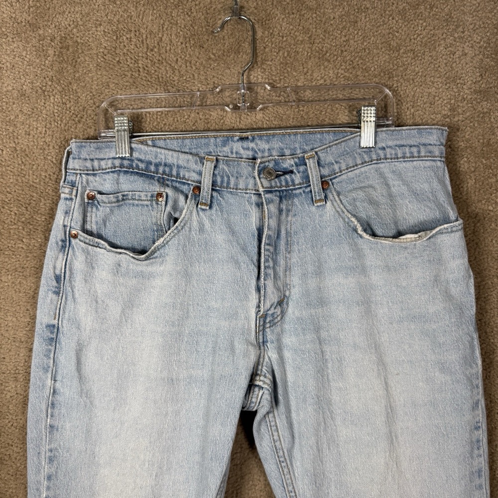 Levi's 559 Jeans Men's 34x32 Light Wash Relaxed Straight Denim Pants Y2K Vintage - Picture 3 of 14